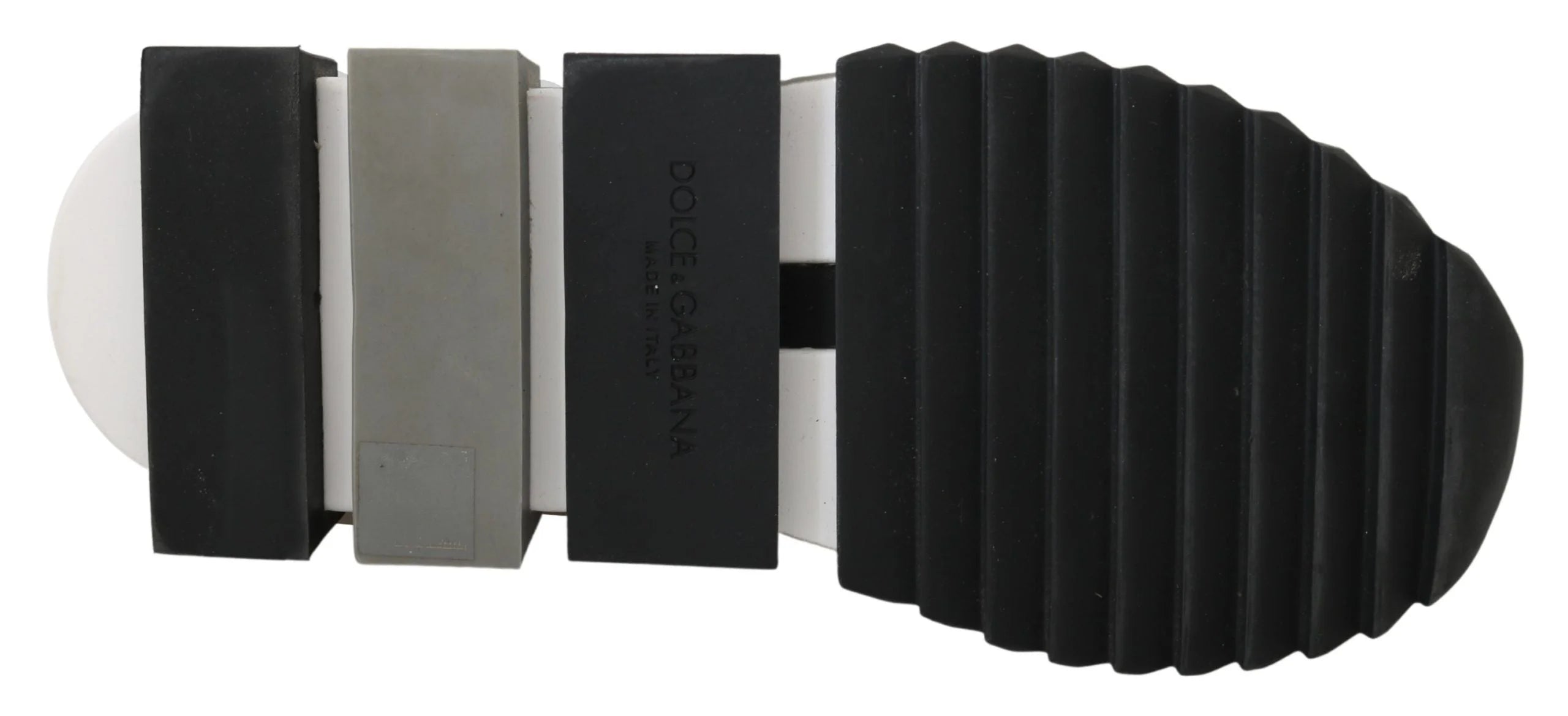 Dolce & Gabbana Black Multicolor Crystal Sneakers Shoes - Sneakers