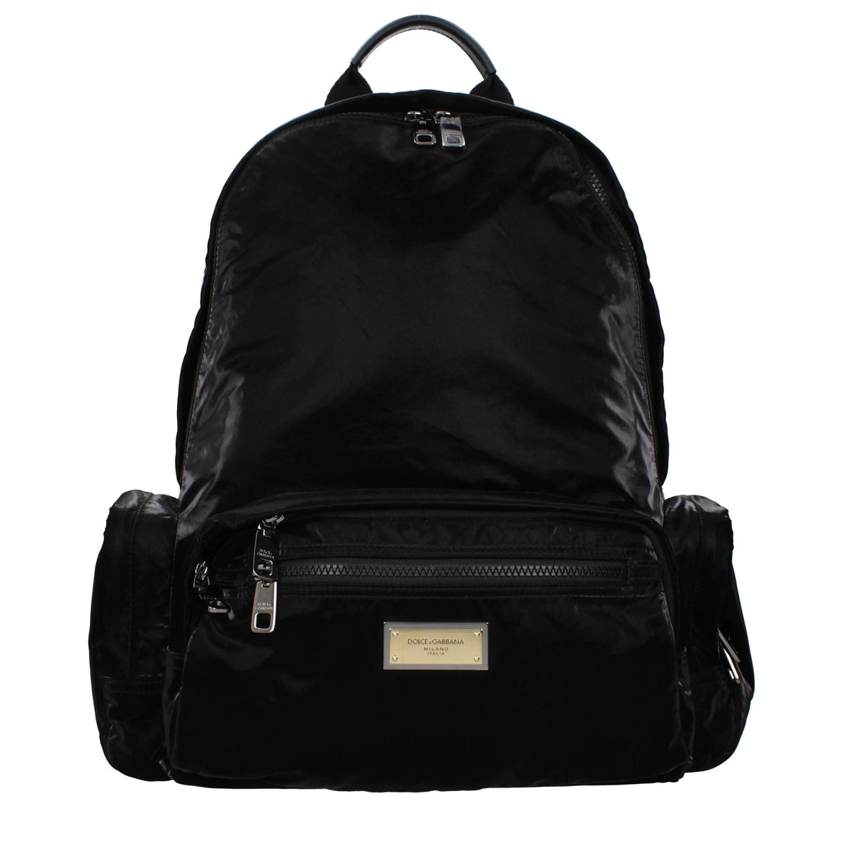 Dolce & Gabbana Black Nylon Backpack