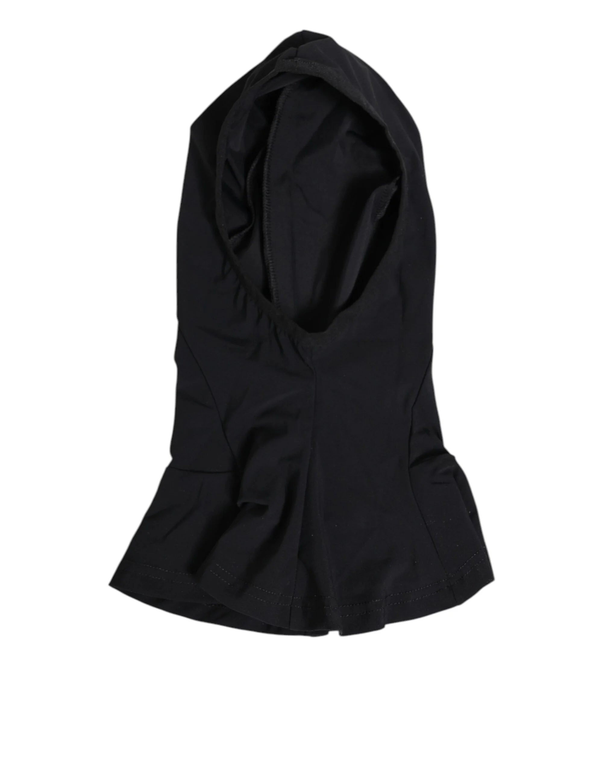 Dolce & Gabbana Black Nylon Elastane Balaclava Hood Face Cover Hat - 57 cm|S - Balaclavas