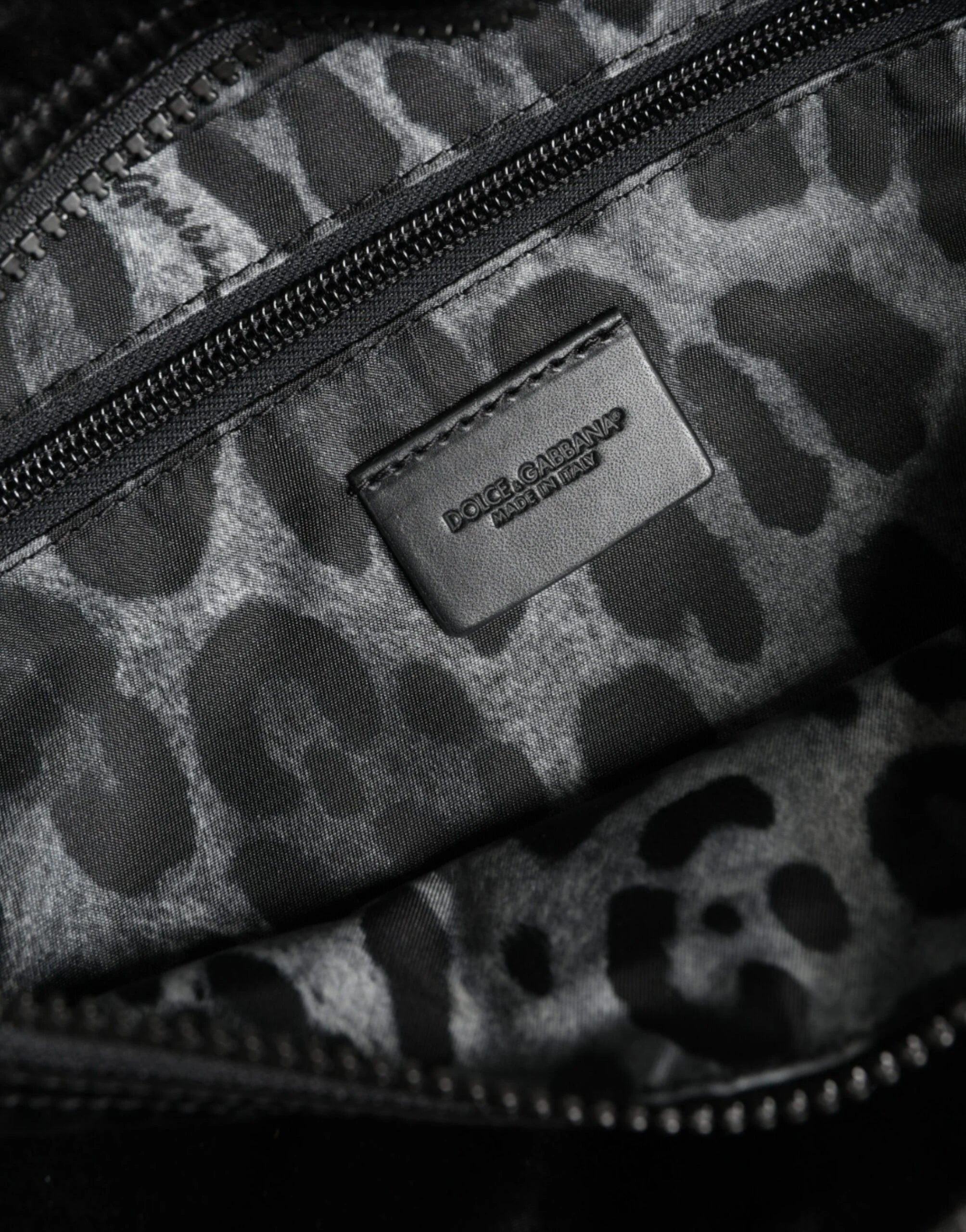 Dolce & Gabbana Black Nylon Fabric Belt Waist Fanny Pack Bag - Fanny Packs