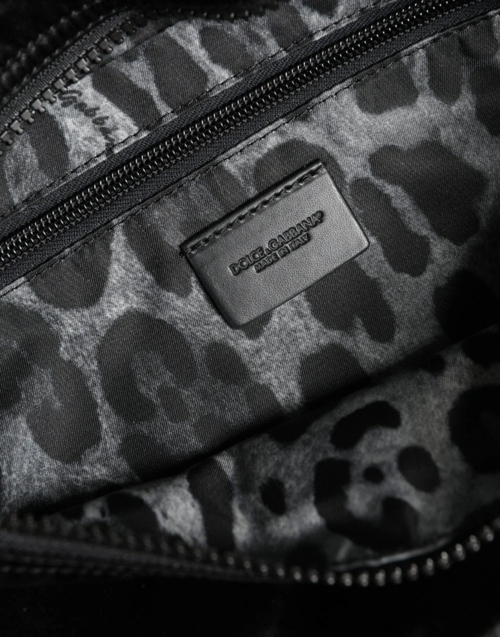 Dolce & Gabbana Black Nylon Fabric Belt Waist Fanny Pack Bag - Fanny Packs