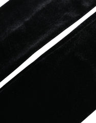 Dolce & Gabbana Black Nylon Finger Less Elbow Long Gloves - 7|S - Gloves & Mittens