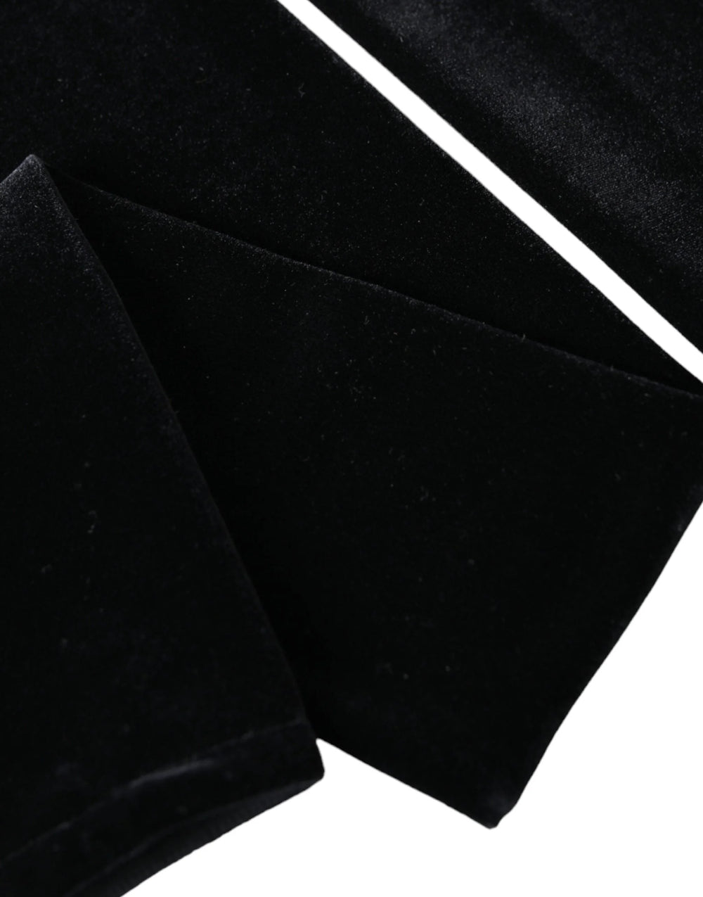 Dolce & Gabbana Black Nylon Finger Less Elbow Long Gloves - 7|S - Gloves & Mittens