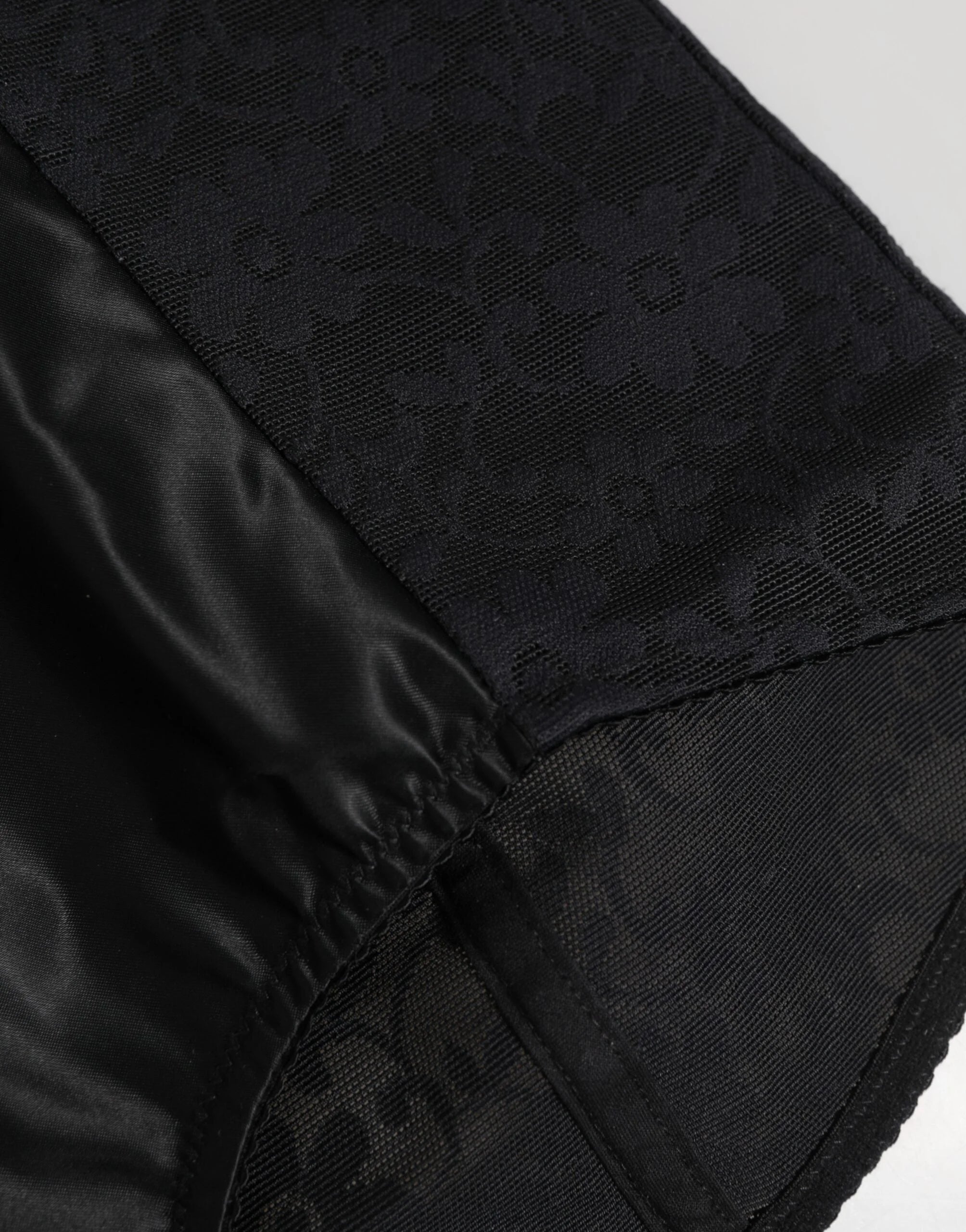 Dolce & Gabbana Black Nylon High Waist Short Panty Underwear - IT42|M - Briefs