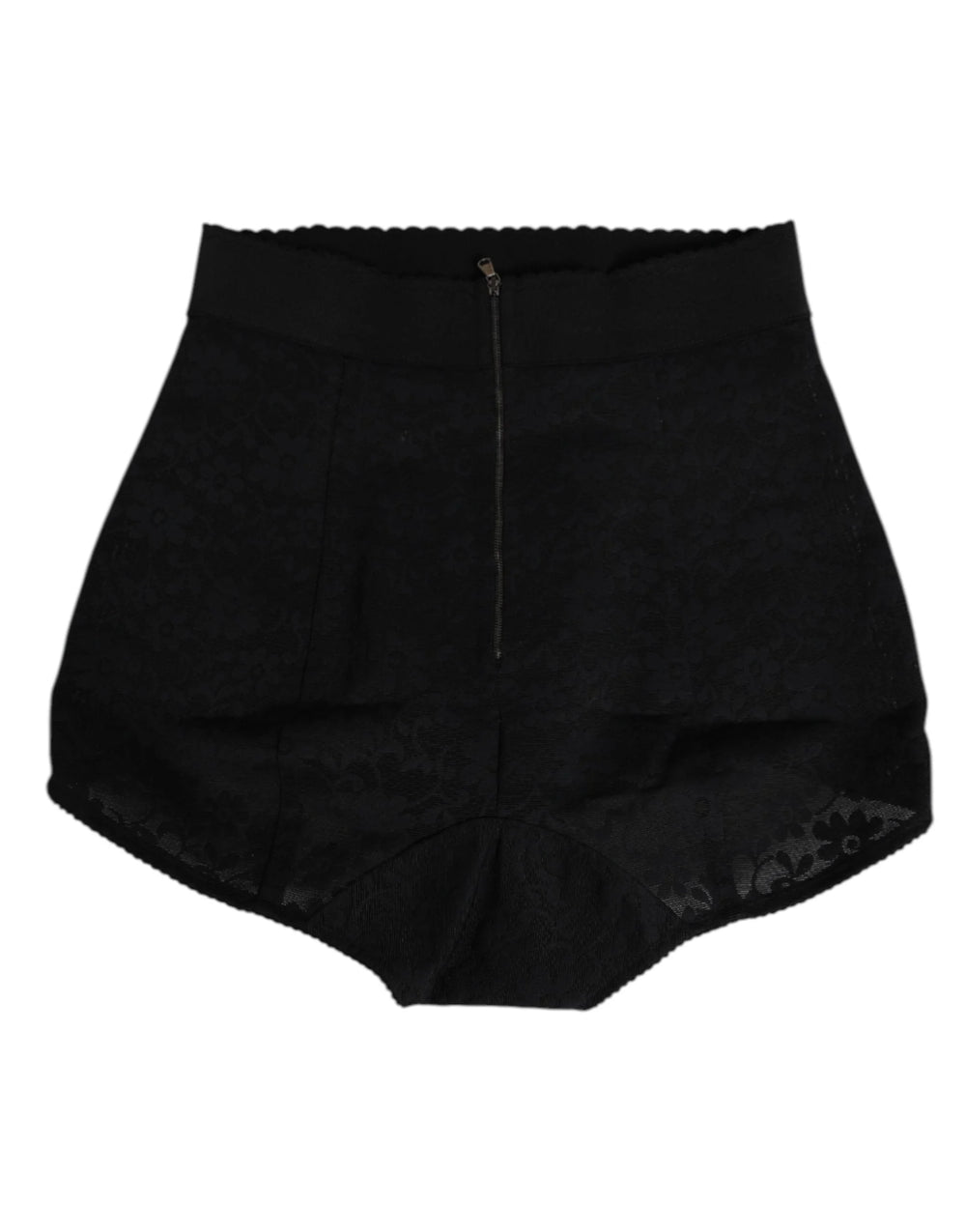 Dolce & Gabbana Black Nylon High Waist Short Panty Underwear - IT42|M - Briefs