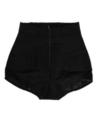 Dolce & Gabbana Black Nylon High Waist Short Panty Underwear - IT42|M - Briefs