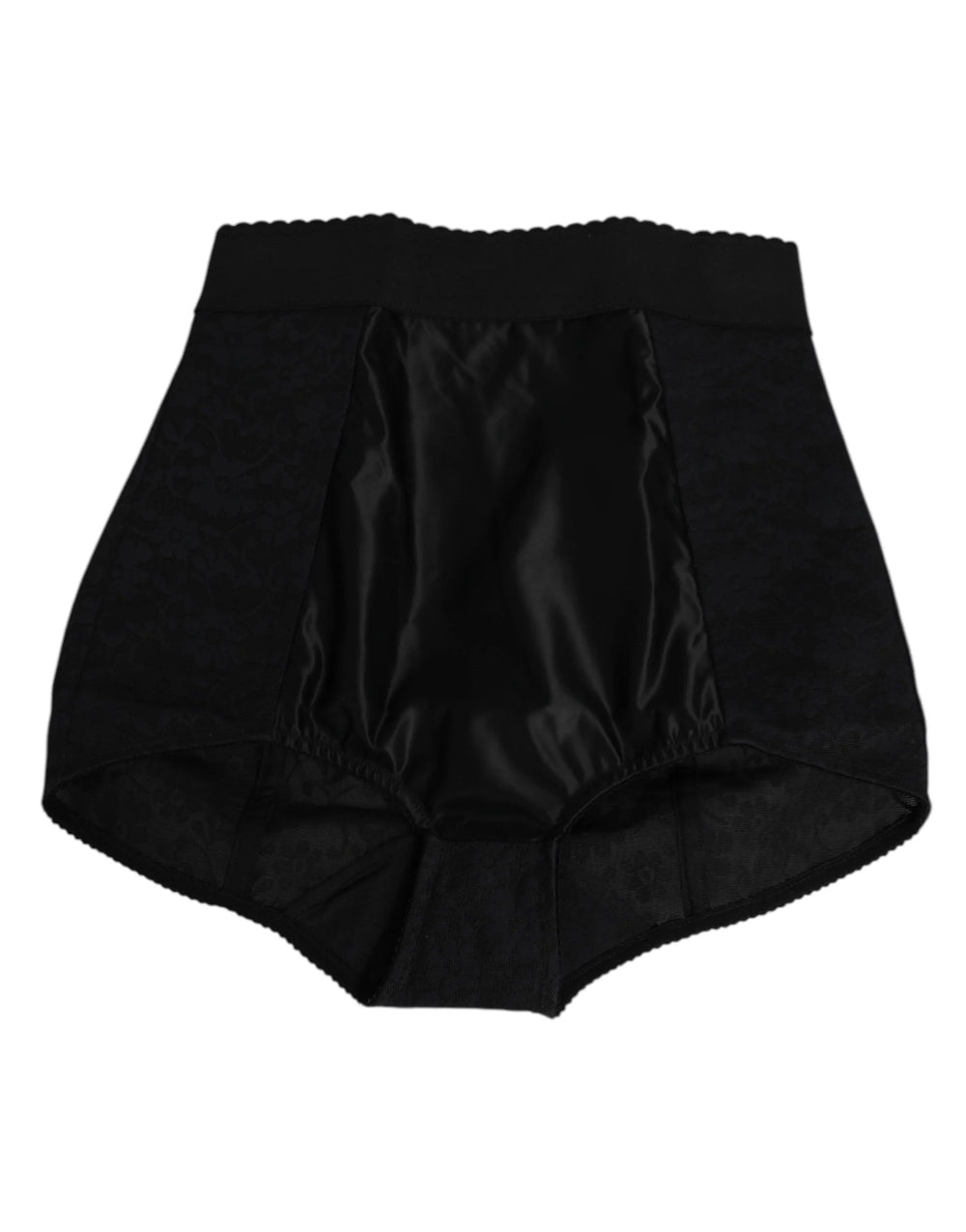 Dolce & Gabbana Black Nylon High Waist Short Panty Underwear - IT42|M - Briefs