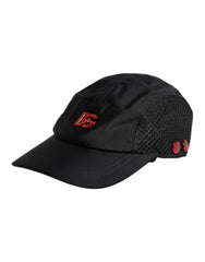 Dolce & Gabbana Black Nylon Logo 6 Panels Baseball Cap - 58 cm|M