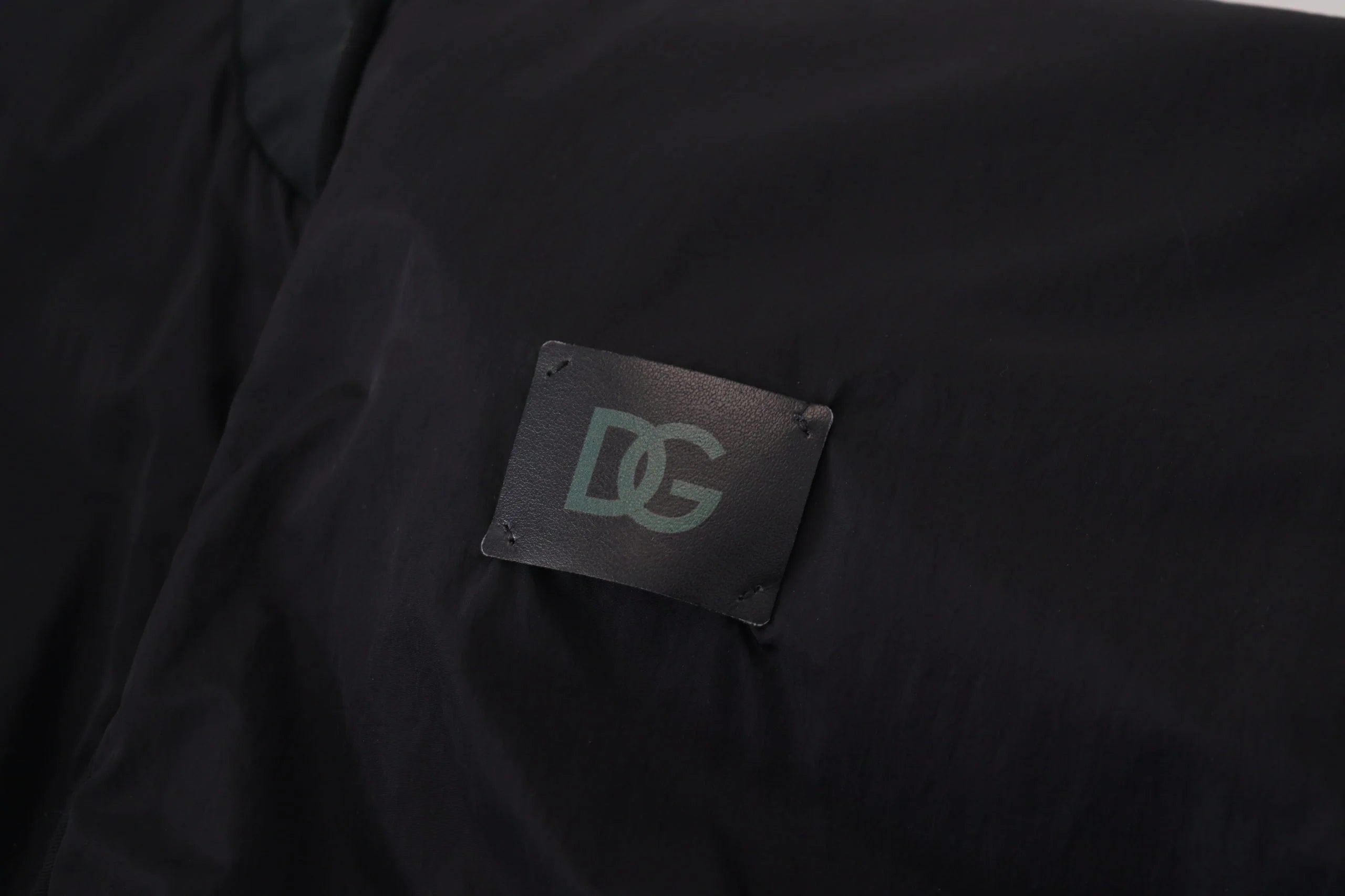 Dolce & Gabbana Black Nylon Logo Bomber Zipper Jacket - Bomber Jackets