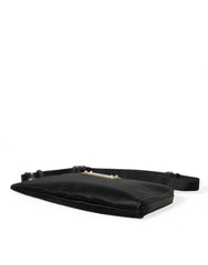Dolce & Gabbana Black Nylon Logo Plaque Keyring Pouch Clutch Bag - Clutch Bags