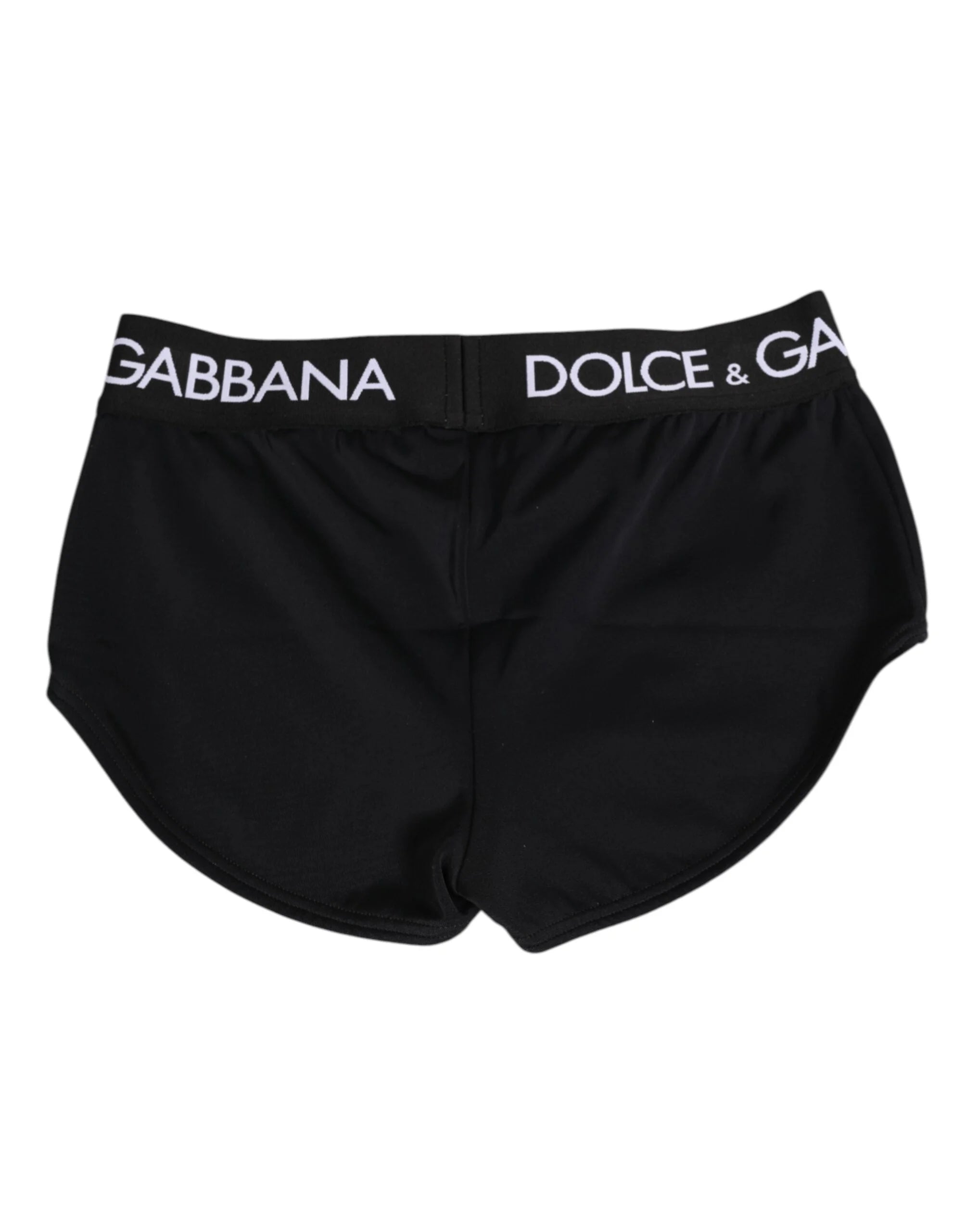Dolce & Gabbana Black Nylon Logo Waistband Shorts Underwear - IT40|S - Briefs