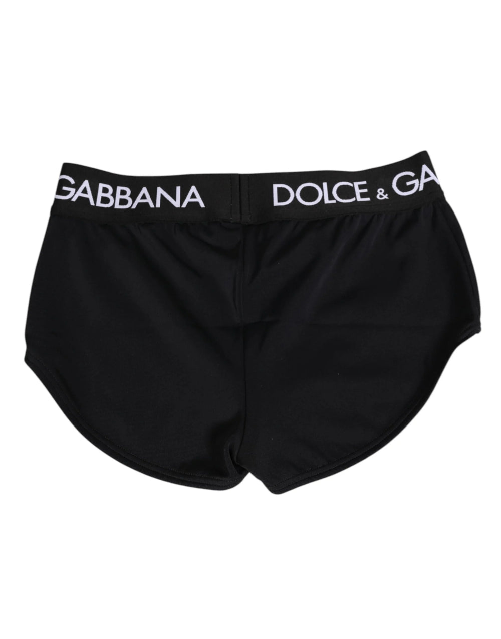 Dolce & Gabbana Black Nylon Logo Waistband Shorts Underwear - IT40|S - Briefs