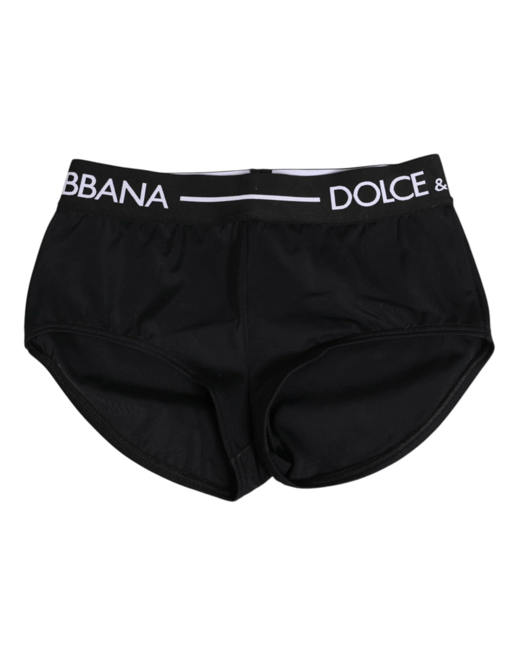 Dolce & Gabbana Black Nylon Logo Waistband Shorts Underwear - IT40|S - Briefs