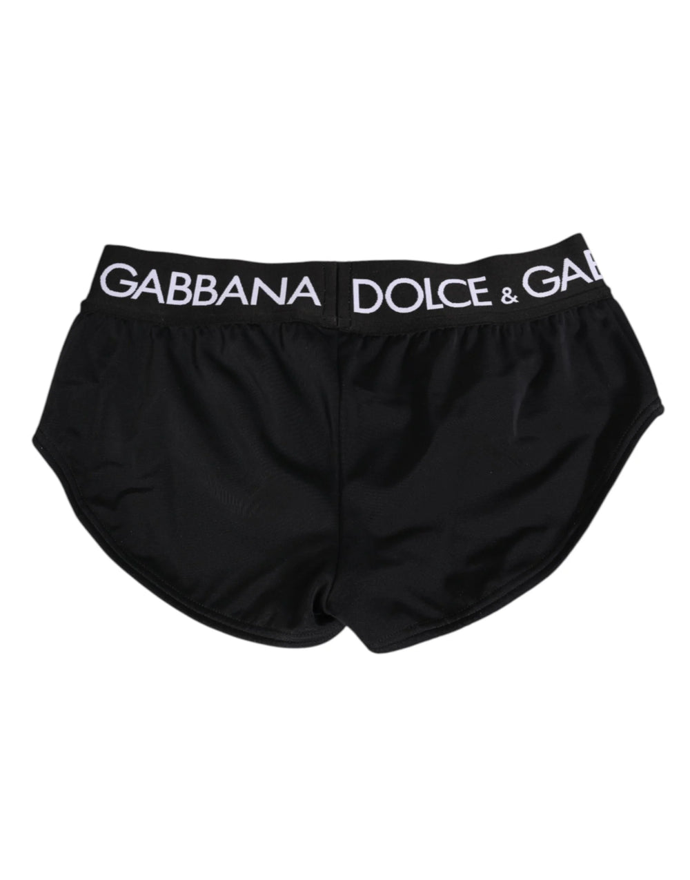 Dolce & Gabbana Black Nylon Logo Waistband Shorts Underwear - IT40|S - Briefs