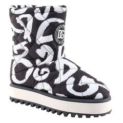 Dolce & Gabbana Black Nylon Men Boot - EU41/US8 - Boots