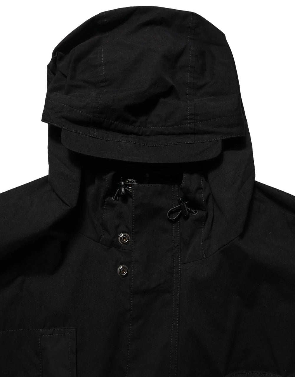 Dolce & Gabbana Black Nylon Men Hooded Windbreaker Jacket - IT50 | L