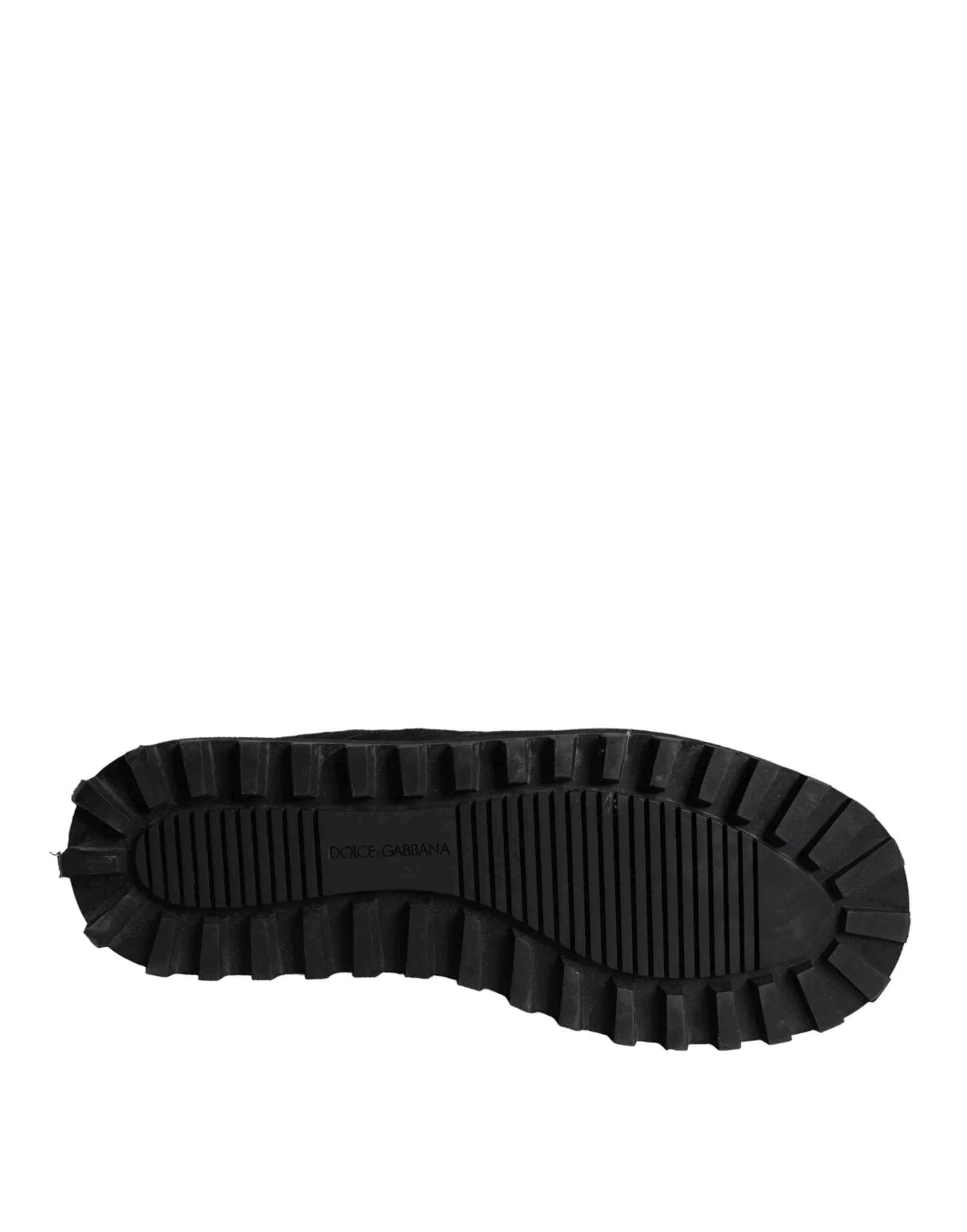 Dolce & Gabbana Black Nylon Padded Mid Calf Men Boots Shoes - EU44/US11 - Boots