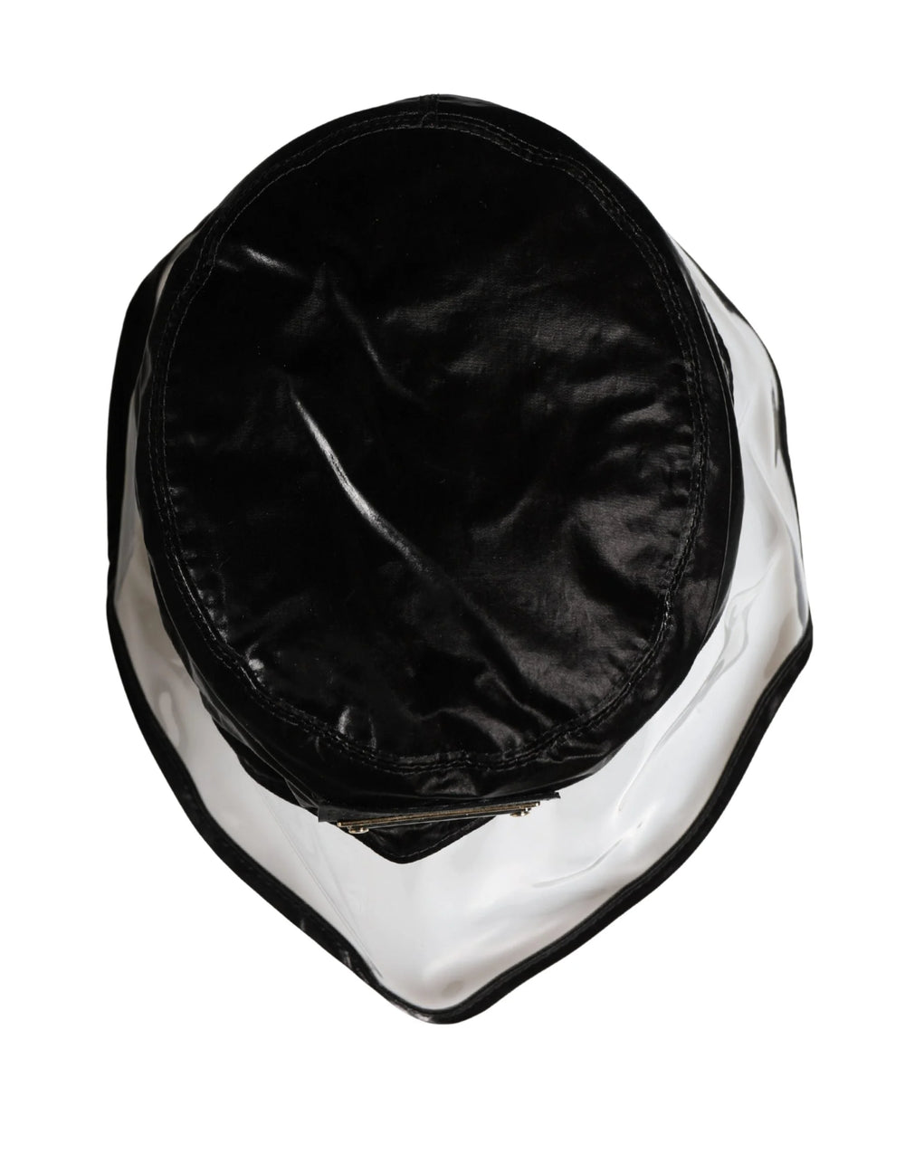 Dolce & Gabbana Schwarz Nylon Kunststoff Fischerhut Eimer Capello - 59 cm|L - Eimerhüte