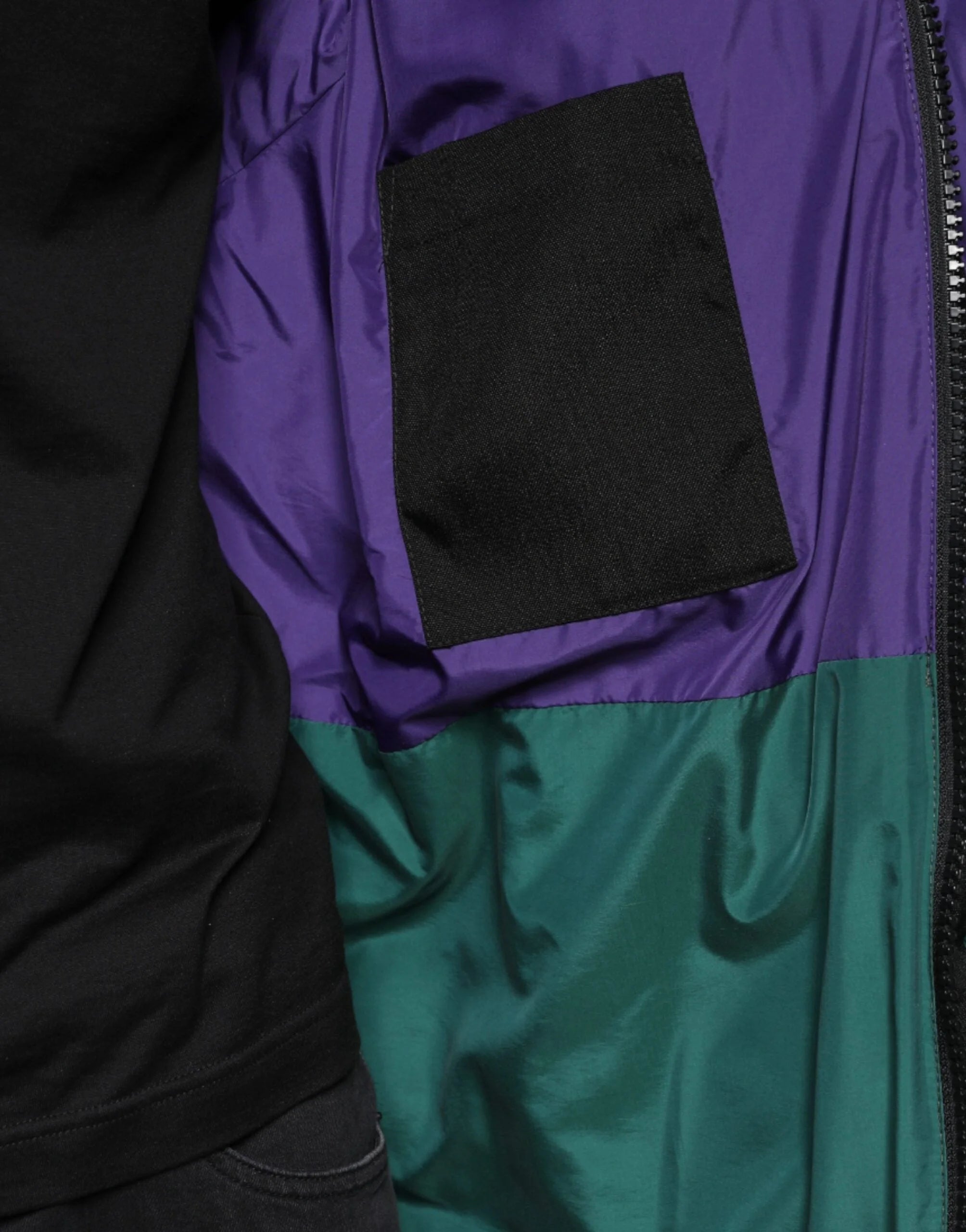 Dolce & Gabbana Black Nylon Puffer Men Full Zip Jacket - IT52 | XL - Puffer Jackets