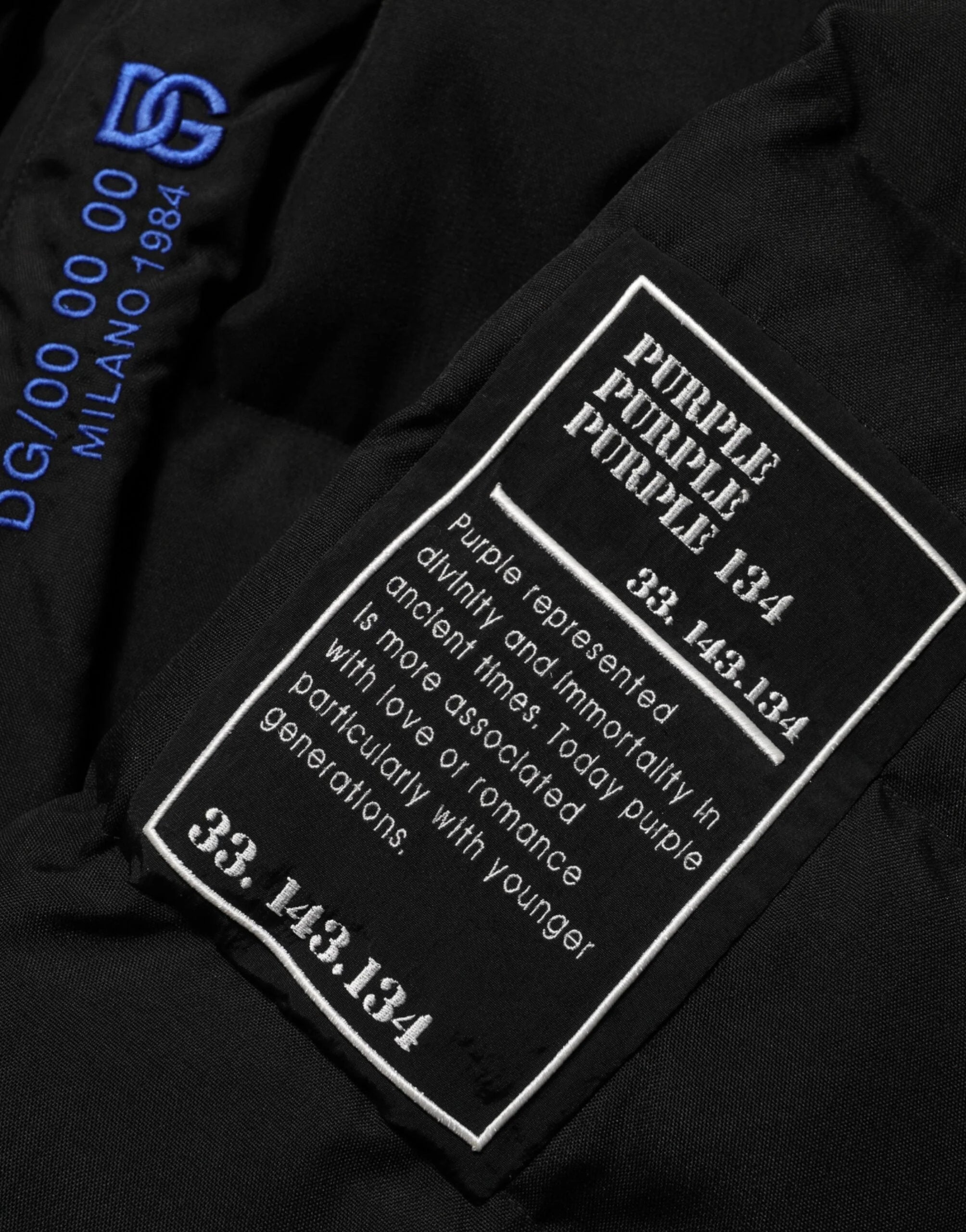 Dolce & Gabbana Black Nylon Puffer Men Full Zip Jacket - IT52 | XL - Puffer Jackets