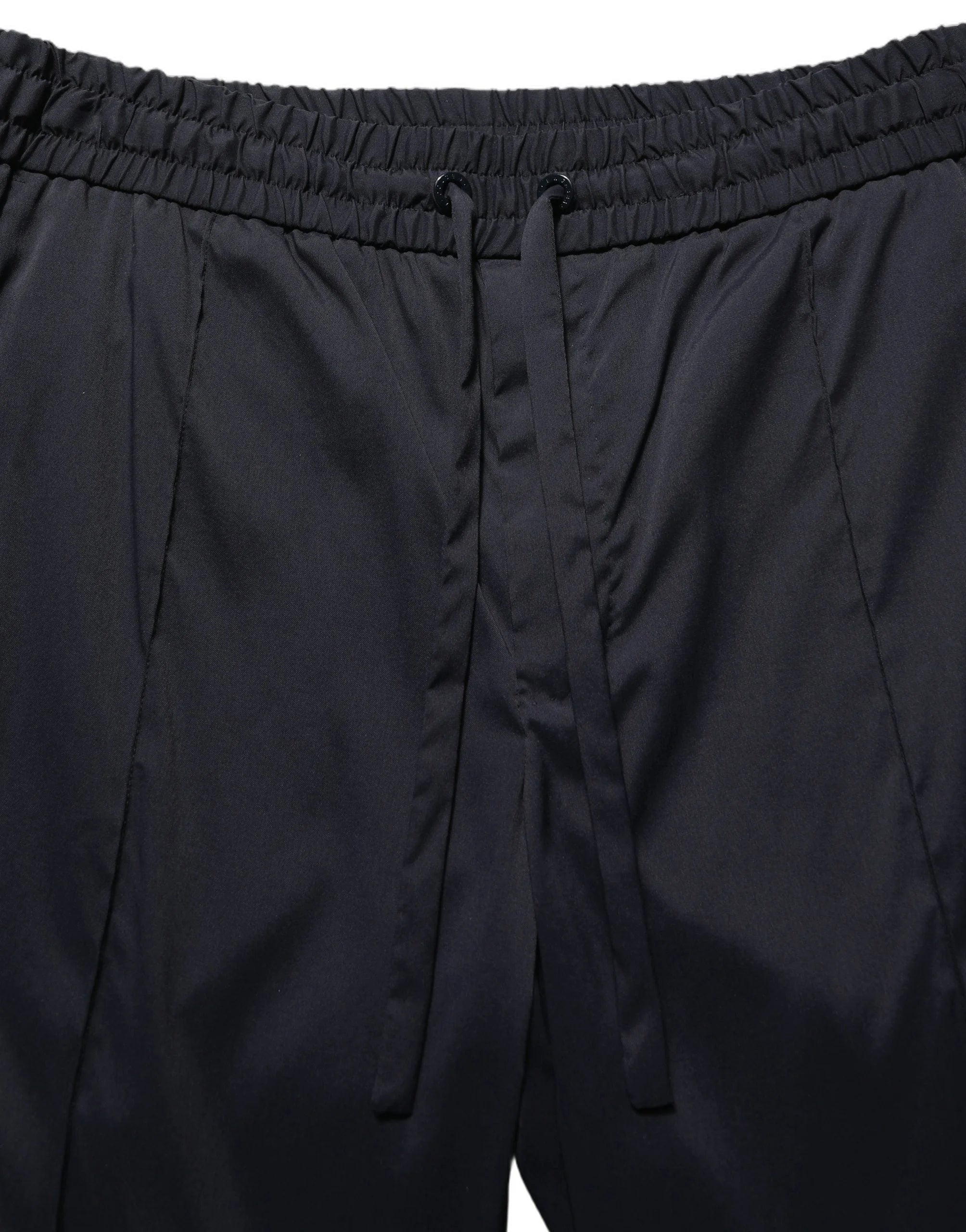 Dolce & Gabbana Black Nylon Straight Jogger Sweatpants Pants - IT48 | M