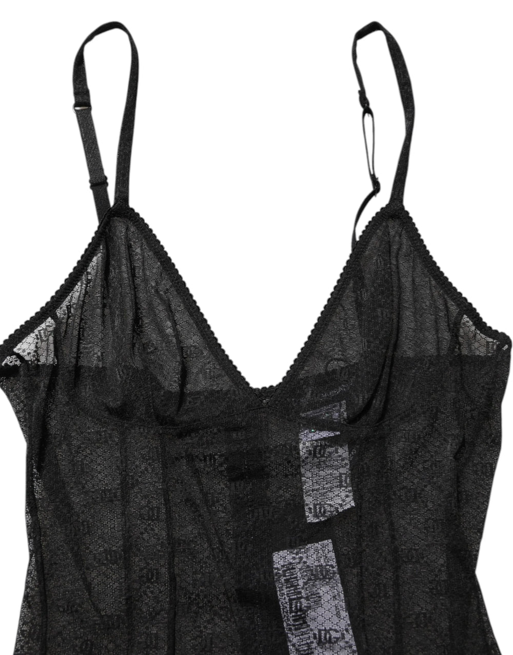 Dolce & Gabbana Black Nylon Stretch Bodysuit Lingerie Underwear - IT2 | S - Bodysuits