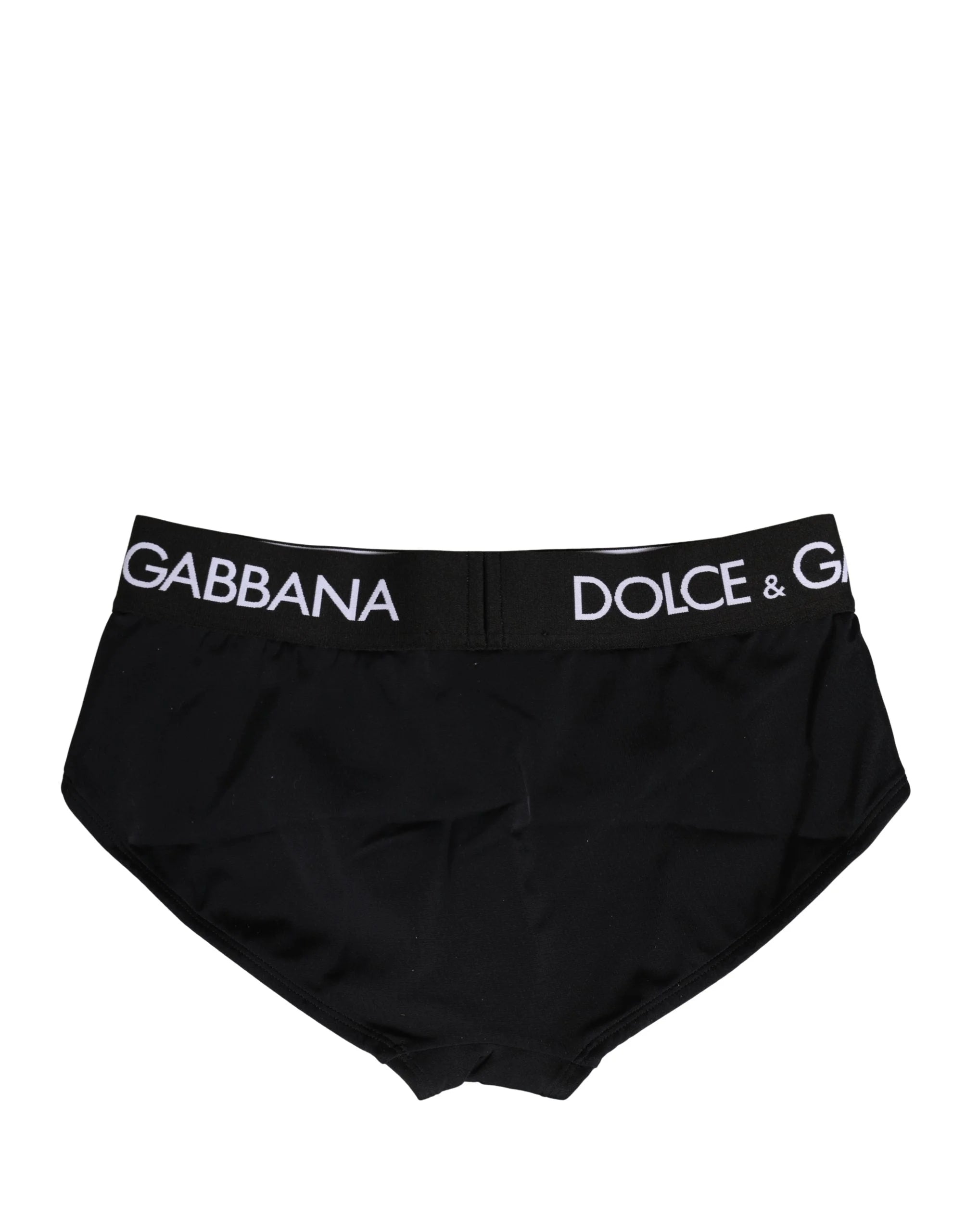 Dolce & Gabbana Fekete Nylon Rugalmas Coulotte Alsónyomű - IT40|S