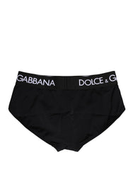 Dolce & Gabbana Fekete Nylon Rugalmas Coulotte Alsónyomű - IT40|S