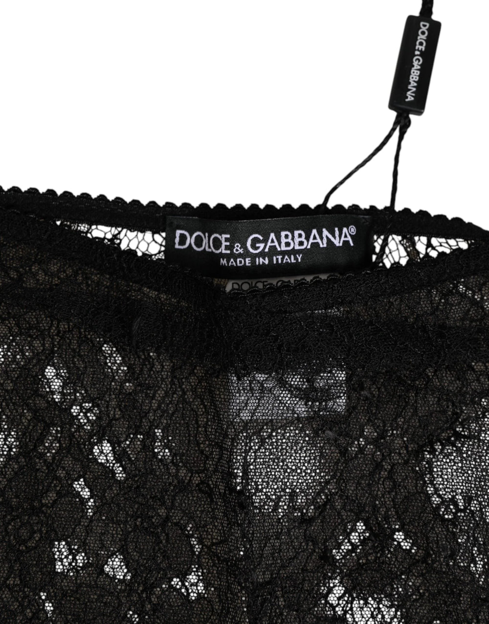 Dolce & Gabbana Black Nylon Stretch High Waist Panty Underwear - IT2 | S - Briefs