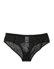 Dolce & Gabbana Black Nylon Stretch Mid Waist Brief Underwear - IT2 | S
