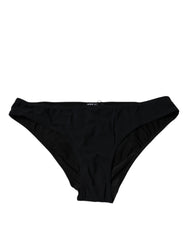 Dolce & Gabbana Black Nylon Stretch Mid Waist Panty Underwear - IT1 | XS - Briefs