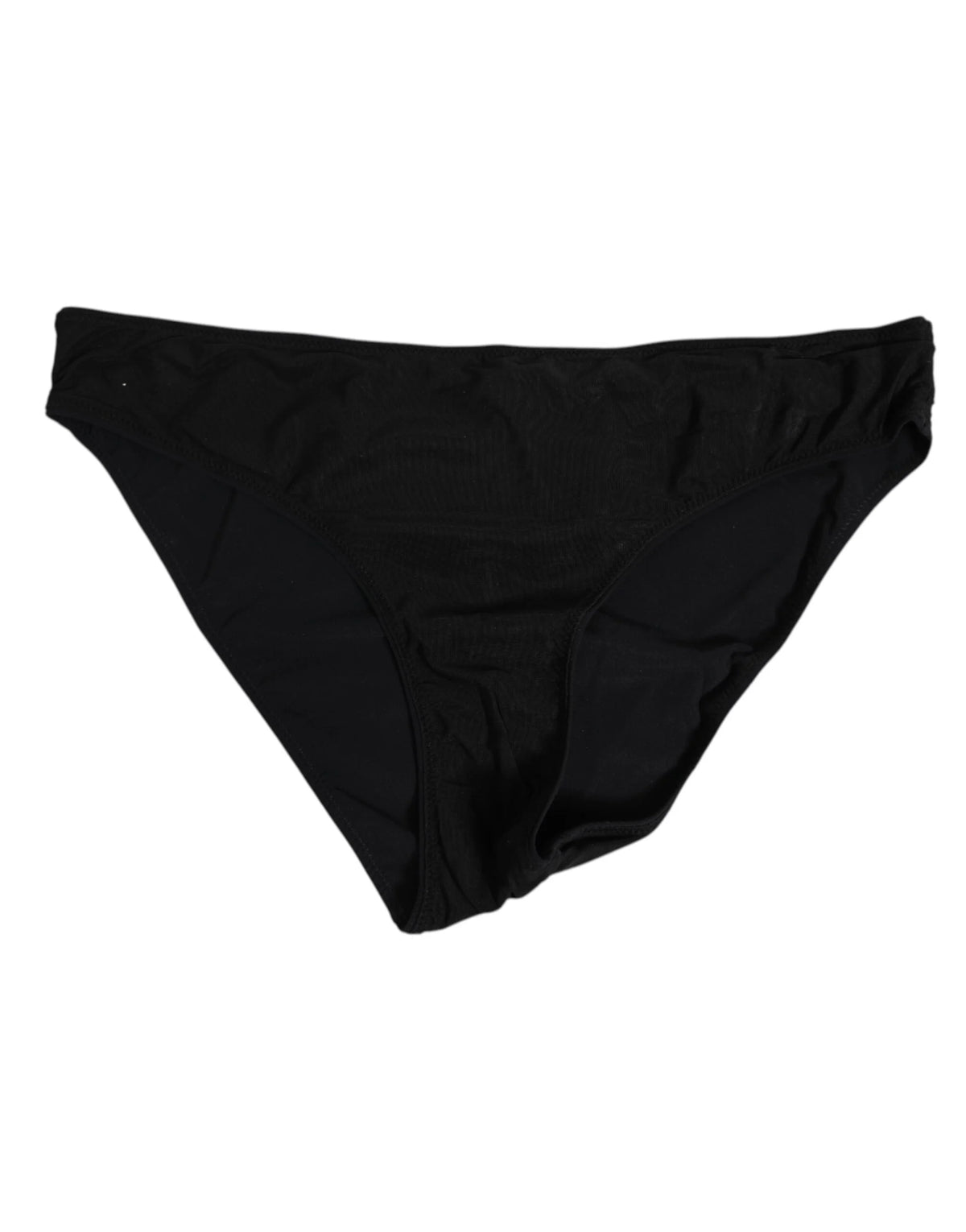Dolce & Gabbana Black Nylon Stretch Slip Brief Women Underwear - IT2 | S - Briefs