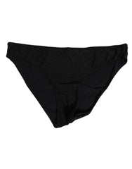 Dolce & Gabbana Black Nylon Stretch Slip Brief Women Underwear - IT2 | S - Briefs