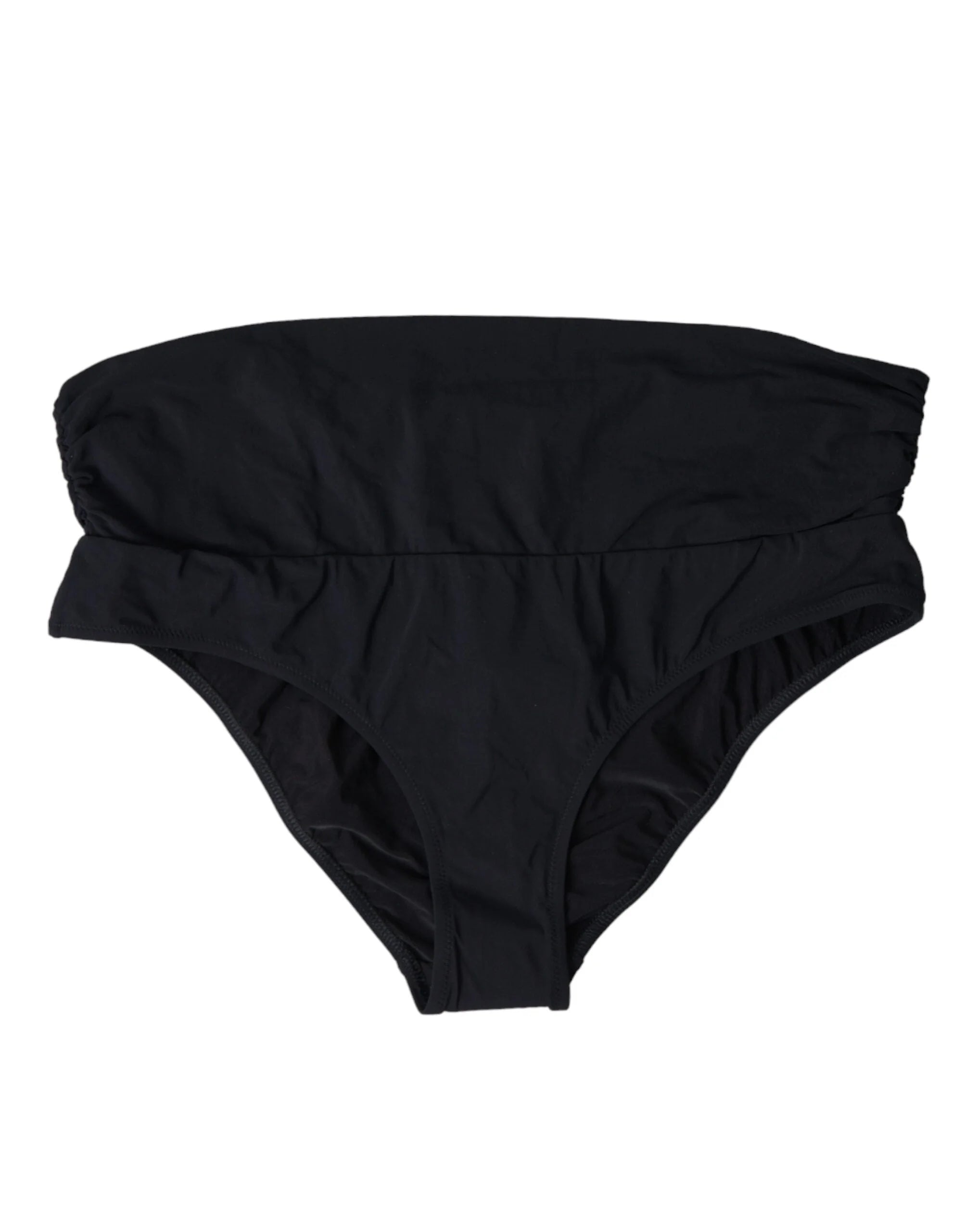 Dolce & Gabbana Black Nylon Stretch Swimwear Slip Bottom Bikini - IT3 | M - Classic Bikinis
