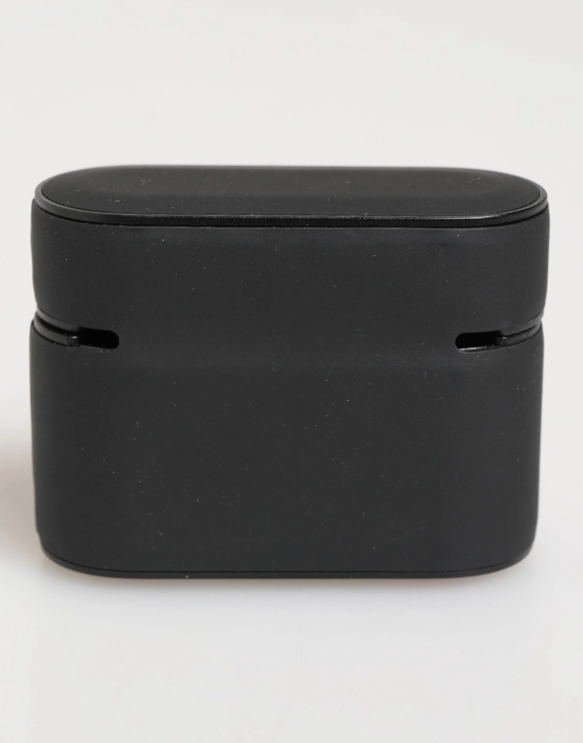 Dolce & Gabbana Black Orange Rubber Logo Embossed Accessory Airpods Case - Headphone Carrying Cases