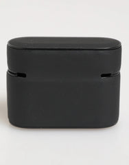 Dolce & Gabbana Black Orange Rubber Logo Embossed Accessory Airpods Case - Headphone Carrying Cases