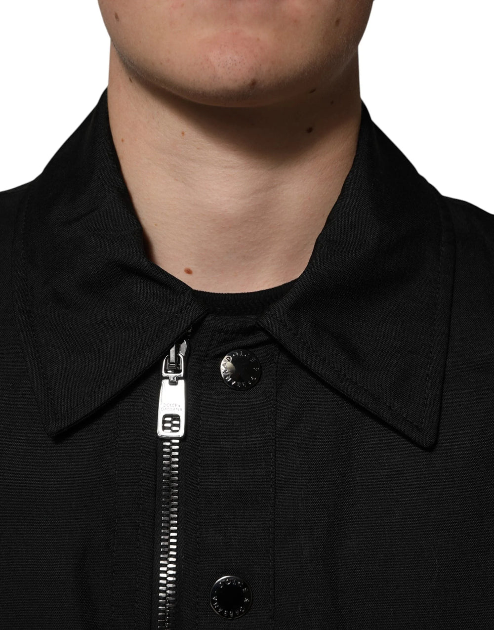 Dolce & Gabbana Black Patch Pocket Full Zip Bomber Jacket - IT50 | L - Bomber Jackets