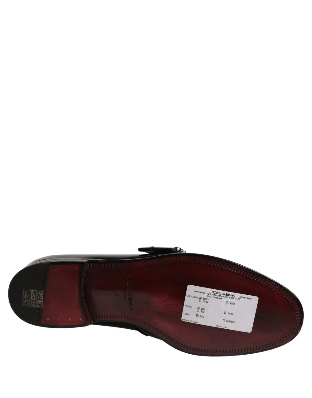 Dolce & Gabbana Black Patent Leather Men Loafers Shoes - EU44/US11