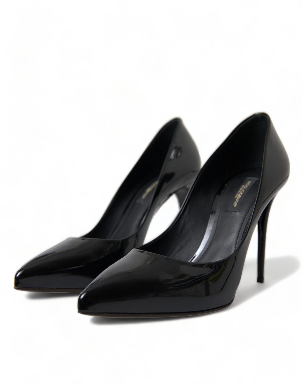 Dolce & Gabbana Black Patent Leather Pumps Heels Shoes - EU36/US5.5 - Heels