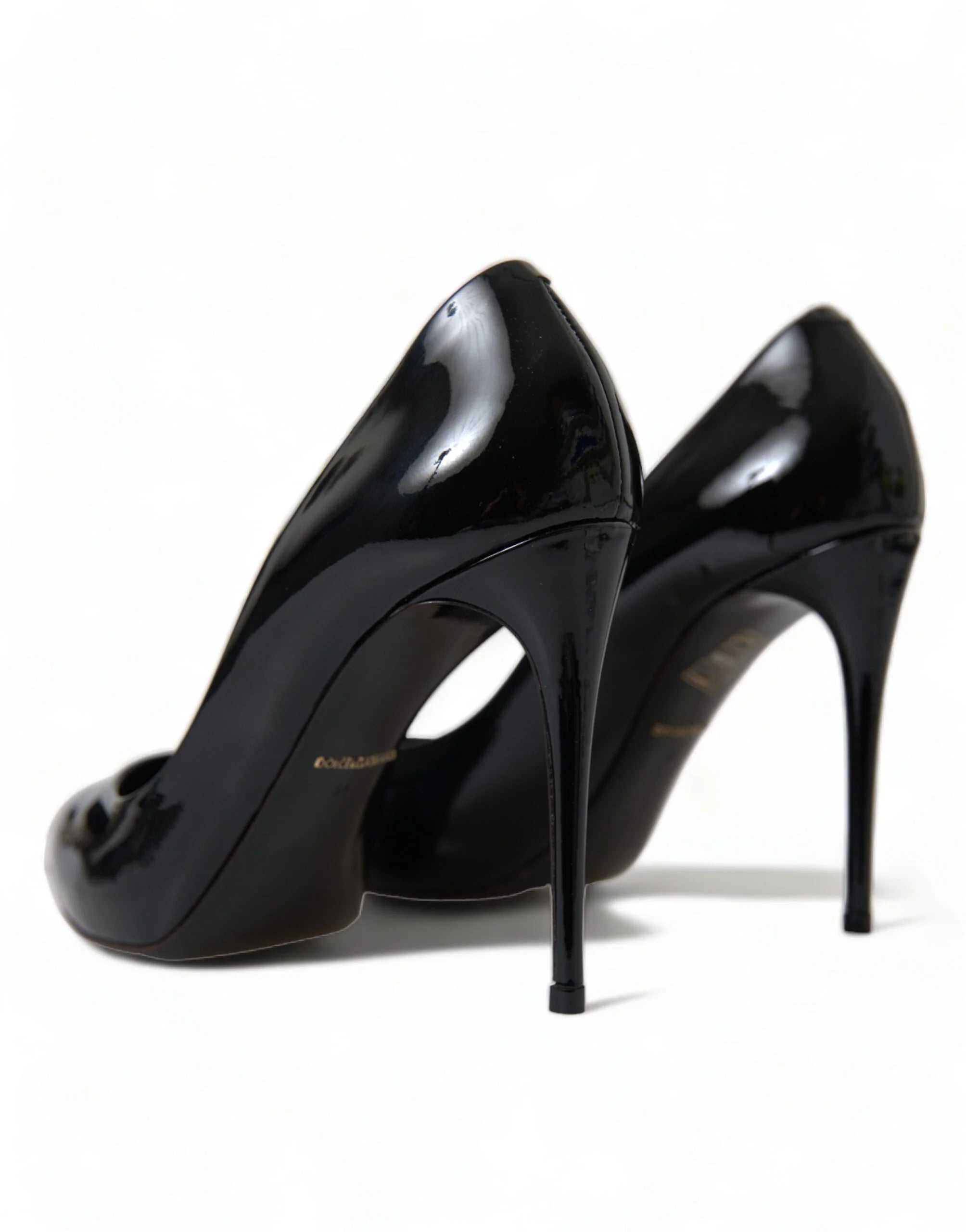 Dolce & Gabbana Black Patent Leather Pumps Heels Shoes - EU36/US5.5 - Heels