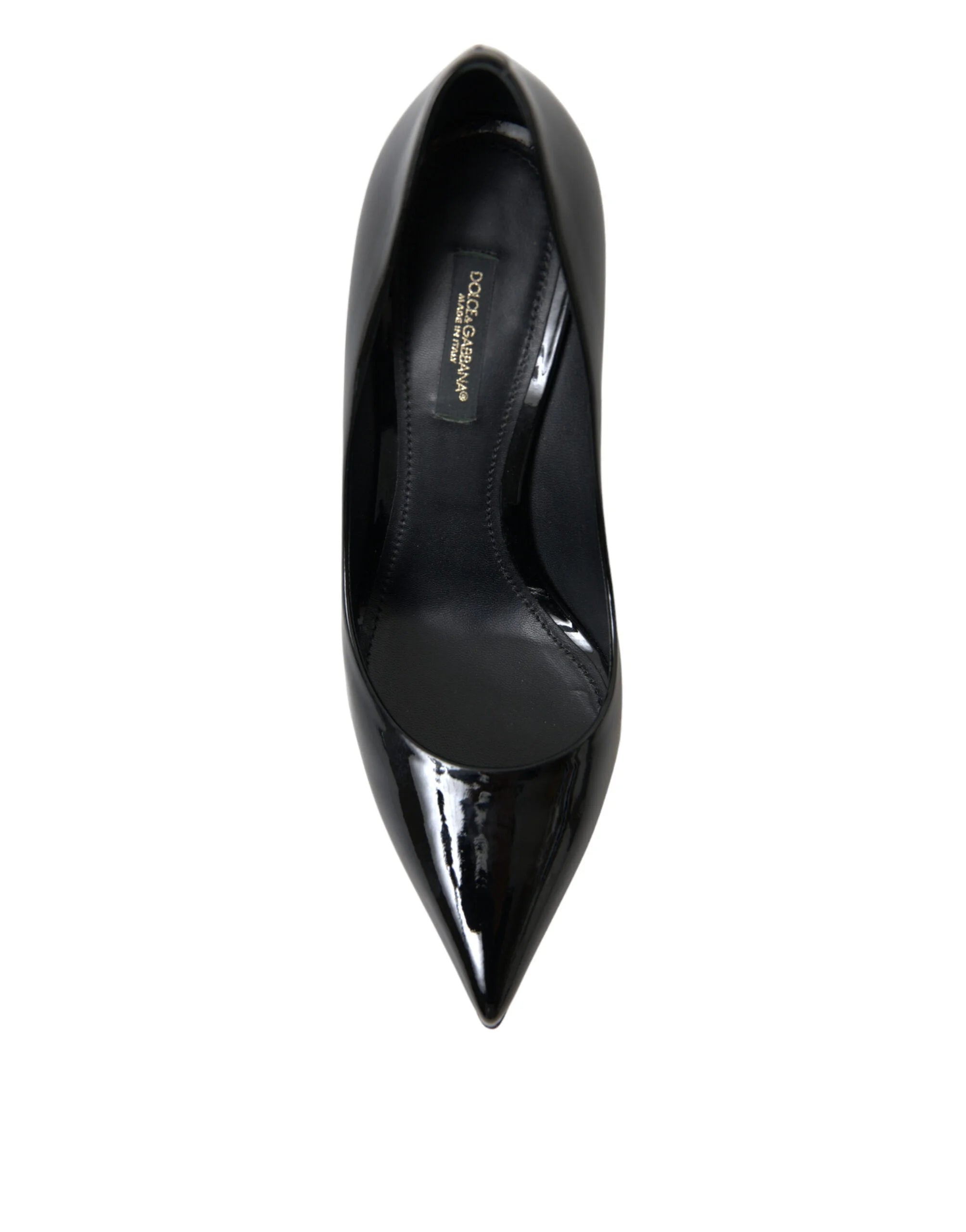 Dolce & Gabbana Black Patent Leather Pumps Heels Shoes - EU36/US5.5 - Heels