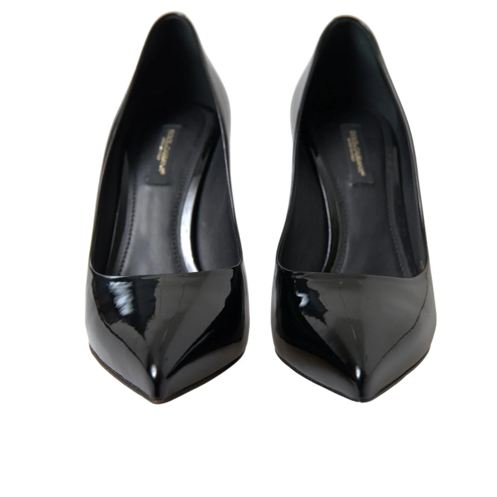 Dolce & Gabbana Black Patent Leather Pumps Heels Shoes - EU36/US5.5 - Heels