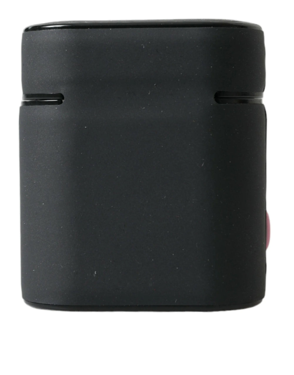 Dolce & Gabbana Black Pink Silicone Embossed Logo Airpods Case - Headphone Carrying Cases