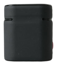 Dolce & Gabbana Black Pink Silicone Embossed Logo Airpods Case - Headphone Carrying Cases