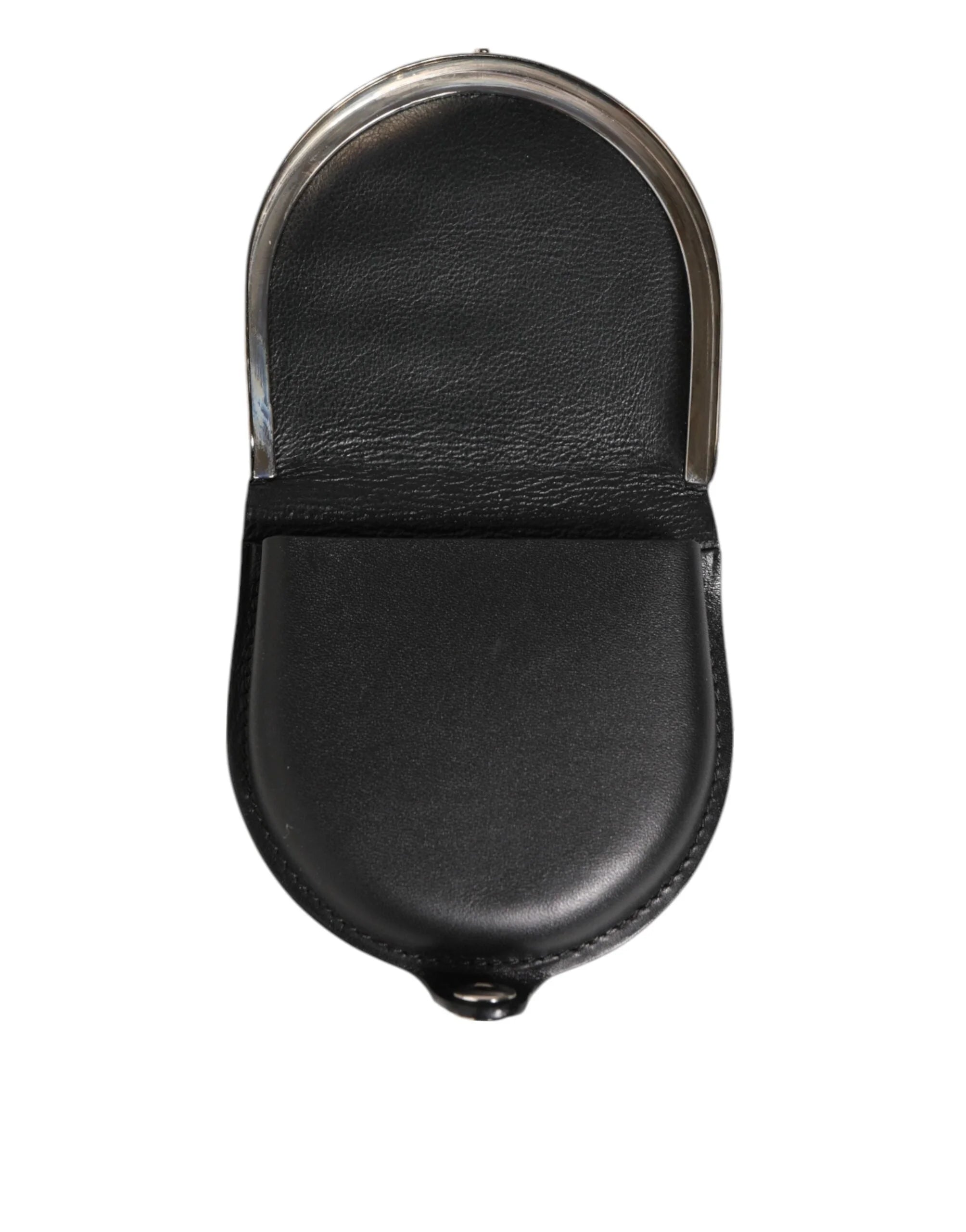 Dolce & Gabbana Black Polished Crocodile Leather Mens Coin Purse Wallet - Wallets