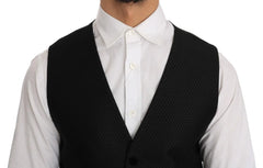Dolce & Gabbana Black Polka Dot Pattern Vest - IT48 | M - Vests