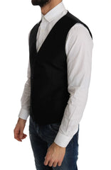 Dolce & Gabbana Black Polka Dot Pattern Vest - IT48 | M - Vests