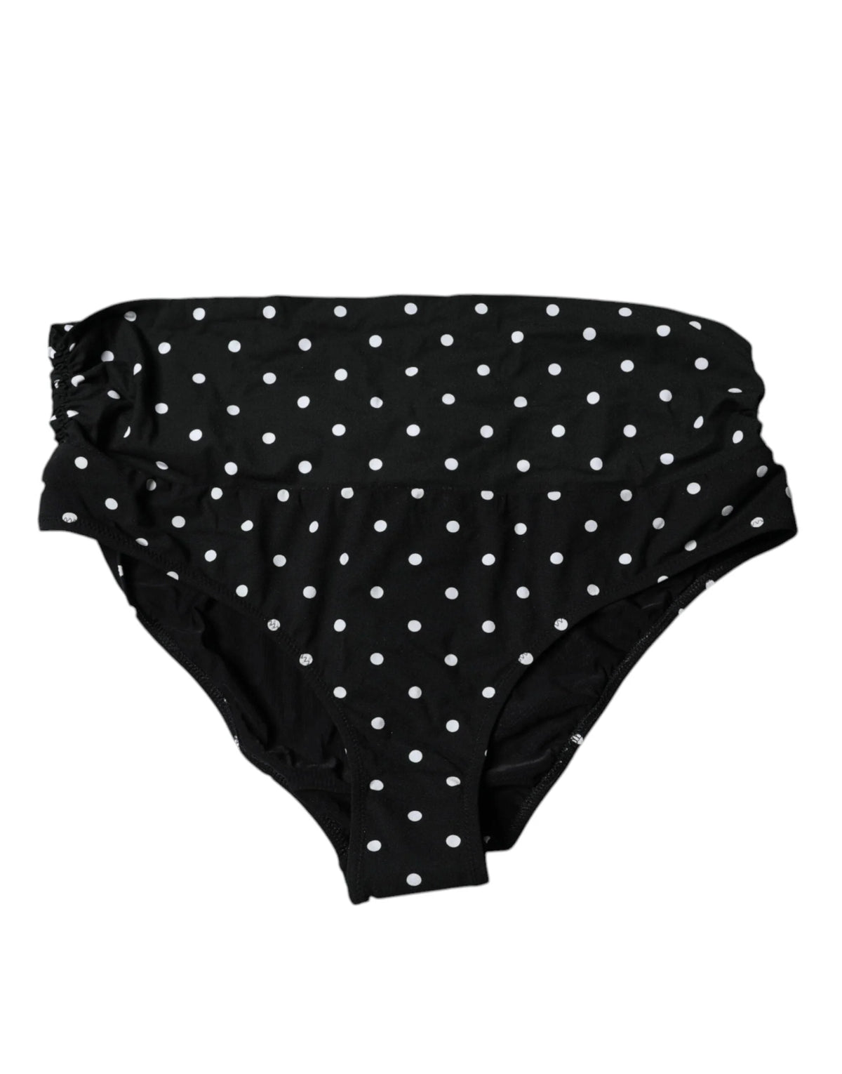 Dolce & Gabbana Black Polka Dot Swimsuit Bikini Bottom Swimwear - IT4 | L - Classic Bikinis
