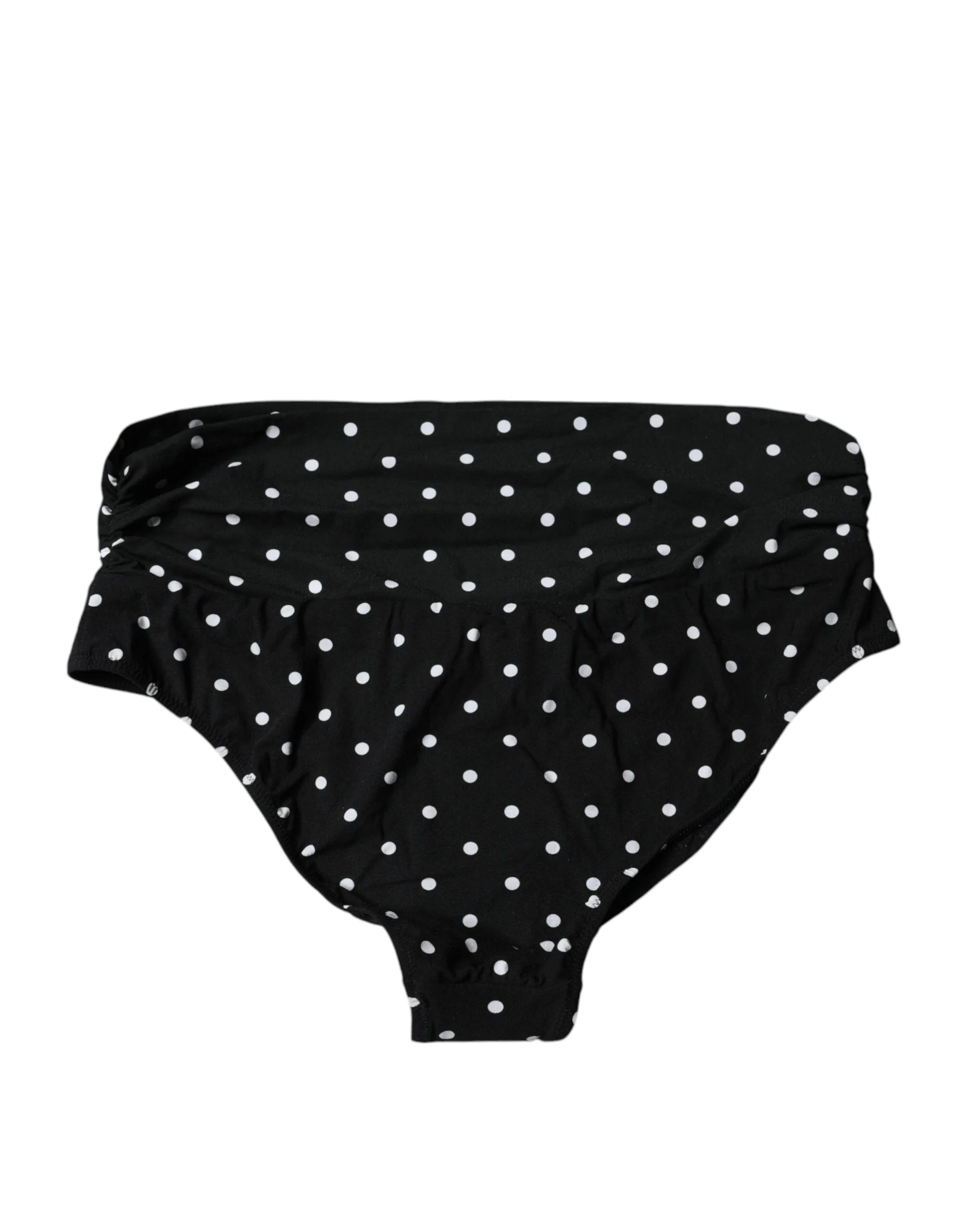 Dolce & Gabbana Black Polka Dot Swimsuit Bikini Bottom Swimwear - IT4 | L - Classic Bikinis