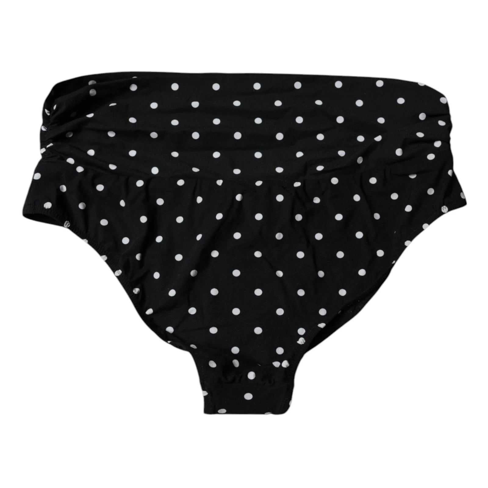 Dolce & Gabbana Black Polka Dot Swimsuit Bikini Bottom Swimwear - IT4 | L - Classic Bikinis